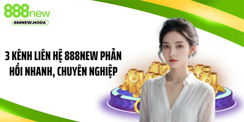 3 Kênh liên hệ 888NEW phản hồi nhanh, chuyên nghiệp